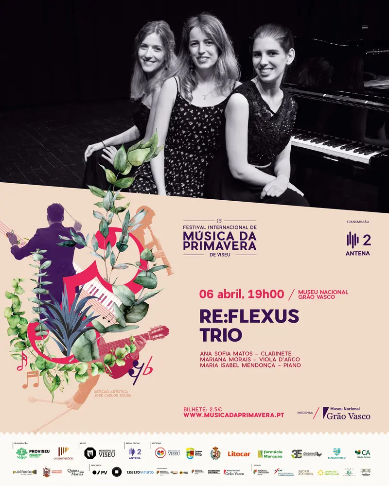Cartaz do Festival Internacional de Música da Primavera de Viseu, 6 de abril de 2022