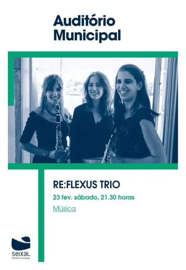 Cartaz do concerto no Auditório Municipal do Seixal, 23 de fevereiro de 2019
